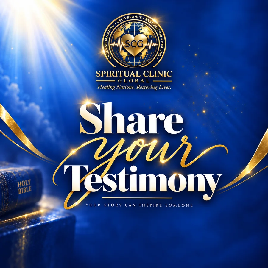 Share Your Testimony, Spiritual Clinic Global